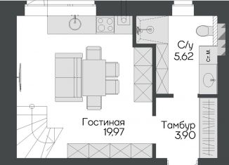 Продам 2-ком. квартиру, 40 м2, деревня Начапкино