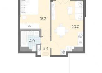 Продажа 1-комнатной квартиры, 43.9 м2, Санкт-Петербург, ЖК Цивилизация на Неве