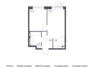 Продается 2-ком. квартира, 34.2 м2, поселение Рязановское, ЖК Алхимово