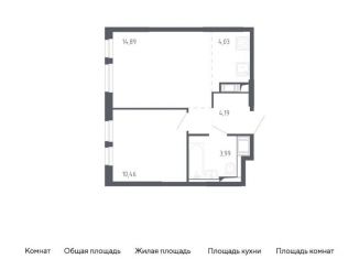 Продаю однокомнатную квартиру, 37.6 м2, Москва, жилой комплекс Молжаниново, к1