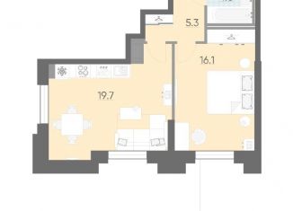 Продам 1-комнатную квартиру, 44.6 м2, Санкт-Петербург, Дворцовая площадь, ЖК Цивилизация на Неве