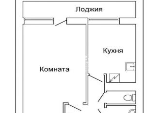 Продам 1-комнатную квартиру, 39.3 м2, посёлок Солнечнодольск, Набережная улица, 10