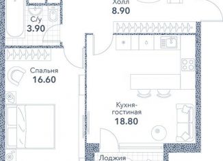 Продается 1-ком. квартира, 50.3 м2, Москва, Новоалексеевская улица, 16к5, ЖК Серебряный Фонтан