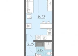 Продам квартиру студию, 22.2 м2, Санкт-Петербург, ЖК Цветной Город