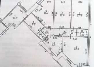 Трехкомнатная квартира на продажу, 117.6 м2, Санкт-Петербург, Афанасьевская улица, 1, Афанасьевская улица