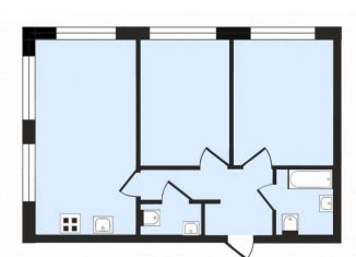 Продажа 2-ком. квартиры, 53 м2, посёлок Коммунарка, улица Александры Монаховой, 90к5, ЖК Бунинские Луга