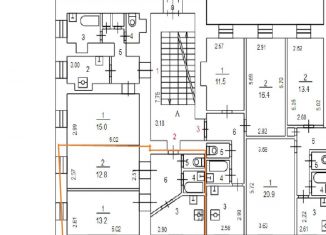 Продам 2-ком. квартиру, 43.7 м2, Москва, Переведеновский переулок, 16, Переведеновский переулок