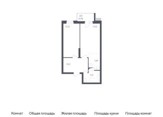 Продаю 2-комнатную квартиру, 54.7 м2, посёлок Жилино-1, жилой комплекс Егорово Парк, к2