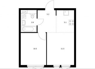 Продаю 2-ком. квартиру, 36.2 м2, Котельники