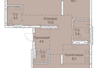 Продам 1-комнатную квартиру, 135 м2, Новосибирск, Овражная улица, 2А, Заельцовский район