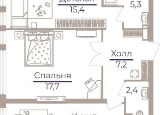 Продаю двухкомнатную квартиру, 63.5 м2, Москва, Херсонская улица, 43к5, ЖК Оникс Делюкс
