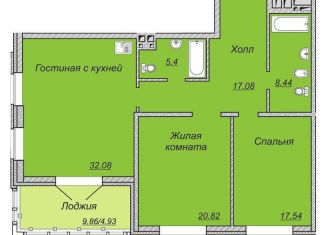 Продаю трехкомнатную квартиру, 110.5 м2, Красноярск, Техническая улица, 2, Железнодорожный район