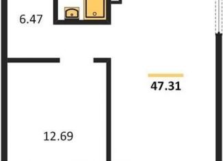 Продам 2-комнатную квартиру, 47.3 м2, Новосибирск, улица Петухова, с1, ЖК Матрёшкин Двор