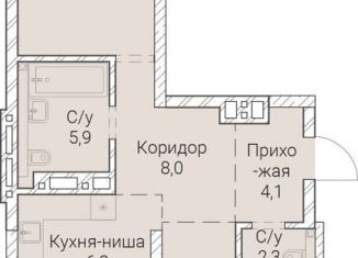 2-комнатная квартира на продажу, 85 м2, Новосибирск, Овражная улица, 2А