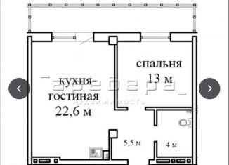 Продам однокомнатную квартиру, 48 м2, Красноярск, улица Александра Матросова, 36