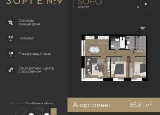Продаю 3-комнатную квартиру, 65.8 м2, Москва, Хорошевский район