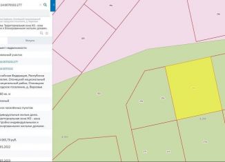 Участок на продажу, 13.6 сот., деревня Верховье, 86К-187, 4-й километр