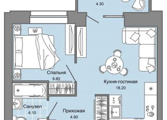 Продажа 2-комнатной квартиры, 38 м2, Пермский край