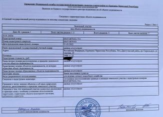 Продажа земельного участка, 40 сот., Карачаево-Черкесия