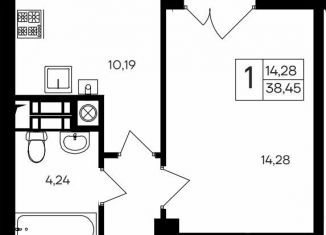 Продажа 1-ком. квартиры, 38.5 м2, Крым