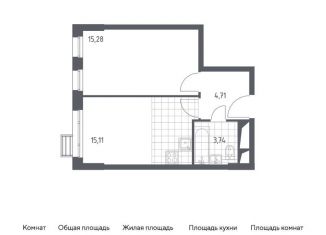 Продажа 1-ком. квартиры, 38.8 м2, Красногорск, жилой комплекс Спутник, к15