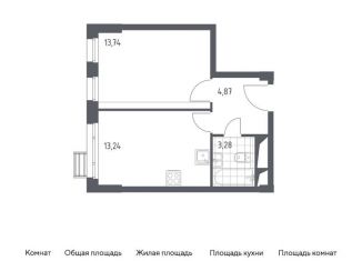 Продается однокомнатная квартира, 35.1 м2, Красногорск, жилой комплекс Спутник, к15