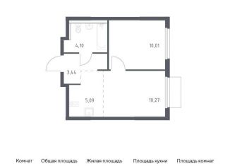 Продаю однокомнатную квартиру, 32.9 м2, Московская область, Каширское шоссе - Молоково - Андреевское