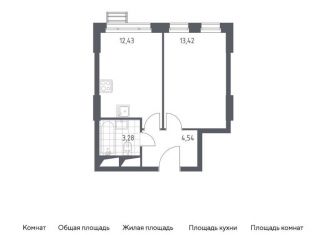 Продаю однокомнатную квартиру, 33.7 м2, Красногорск, жилой комплекс Спутник, к14
