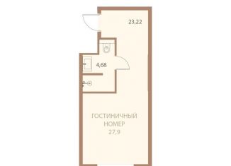 Продам однокомнатную квартиру, 27.9 м2, Липецкая область