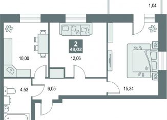 Продается 1-ком. квартира, 49 м2, Кировская область, улица Рудницкого, 14