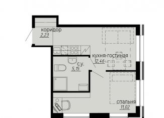 Продается 1-комнатная квартира, 30.9 м2, Санкт-Петербург, Выборгский район