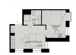 Продам однокомнатную квартиру, 31.3 м2, Санкт-Петербург, муниципальный округ Светлановское