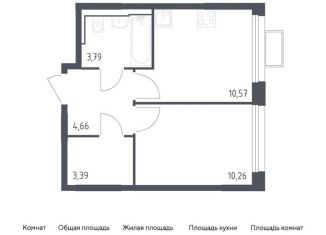 Продается 1-ком. квартира, 32.7 м2, Московская область, жилой комплекс Квартал Строгино, к2