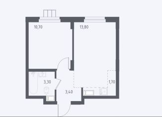 Сдам в аренду 1-комнатную квартиру, 33.4 м2, Люберцы, жилой комплекс Люберцы 2020, к68
