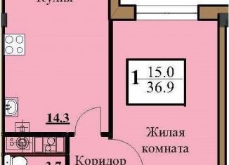 Продажа 1-комнатной квартиры, 36.9 м2, Ессентуки, Звёздная улица