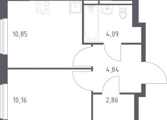 Продам 1-комнатную квартиру, 32.8 м2, Мытищи