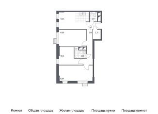 Продаю двухкомнатную квартиру, 76.4 м2, Красногорск, жилой комплекс Спутник, к15