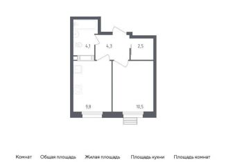 Продаю 1-комнатную квартиру, 31.2 м2, Москва, проспект Куприна, 36к1