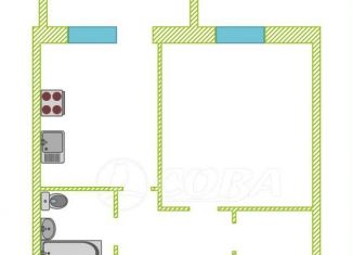Продажа 1-ком. квартиры, 40 м2, Тюмень, Газопромысловая улица, 3, ЖК Просторный