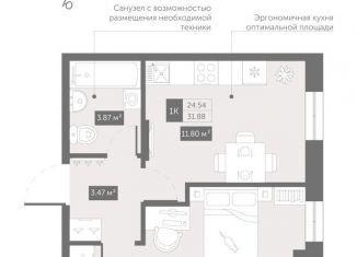 Продается 1-ком. квартира, 31.9 м2, Санкт-Петербург
