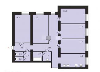Продажа 5-комнатной квартиры, 109 м2, Ленинградская область, улица Лейтенанта Шмидта, 9к5