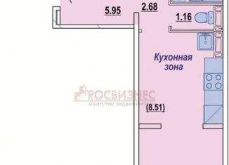 Продажа трехкомнатной квартиры, 59 м2, Новосибирск, улица В. Высоцкого, 171/3, молодёжный ЖК Восточный