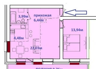 Продам 2-комнатную квартиру, 60 м2, рабочий поселок Маркова, микрорайон Берёзовый, 244