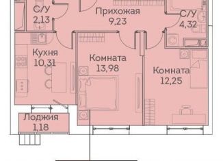 Продам двухкомнатную квартиру, 53.4 м2, Москва, жилой комплекс Аквилон Митино, к1, ЖК Аквилон Митино