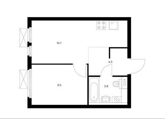 Продаю однокомнатную квартиру, 32.5 м2, Москва, метро Коломенская