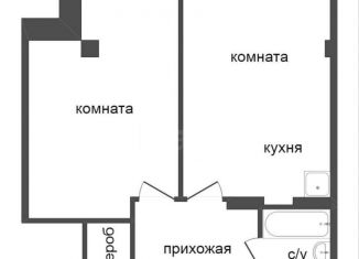 Продам 2-комнатную квартиру, 48.3 м2, Красноярск, Норильская улица, 6А, ЖК Озеро Парк