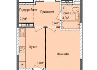 1-ком. квартира на продажу, 35.9 м2, Ижевск, Центральная площадь