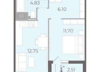 Продажа 1-комнатной квартиры, 36.6 м2, Санкт-Петербург, метро Приморская, проспект Крузенштерна, 2