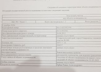 Продажа участка, 10.8 сот., Ставрополь, микрорайон № 12