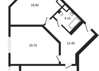 Продается 2-комнатная квартира, 78.4 м2, деревня Куюки, 20-й квартал, 2